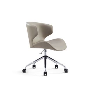 swivel design home office chair adjustable PU leather desk chair revolving computer chair