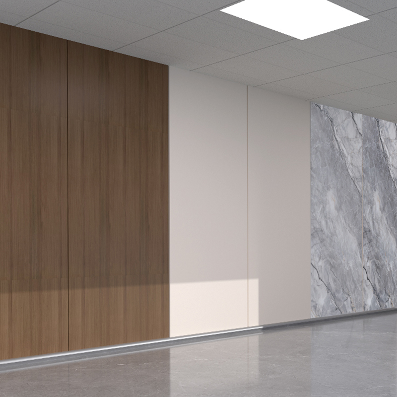 Foshan Tianzhicai Decoration Materials Co., Ltd. Interior wall decor board with stone faux marble look wall cladding panel laminate ceiling panel WPC panel