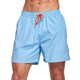 Customized Logo Solid Plain Men Swim Trunks Surf Shorts Quick Dry wholesale Beach Board Nylon Shorts Swimwear For MenPopular
