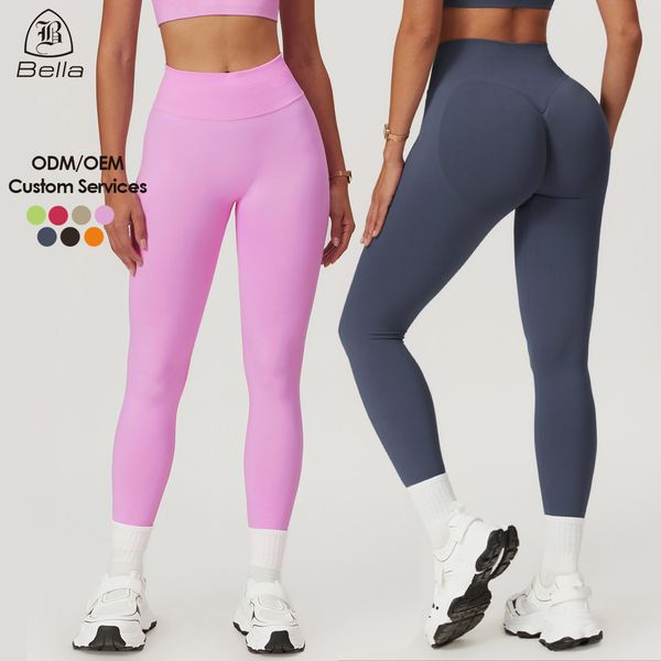 OEM Seamless Yoga Pants Push Up Leggings For Women Sport Fitness Yoga Legging High Waist Breathable Sports Tight Workout Leggins