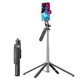 Will Precision Mould (Shenzhen) Co.,Ltd New Outdoor Floor Stand Quadripod Extendable Handheld Stabilizer Selfie Stick Stainless Steel For Mobile Phone