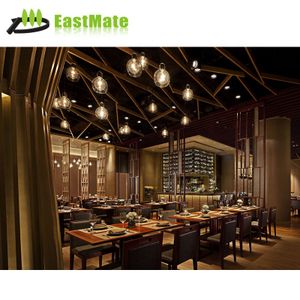 Custom Restaurant Furniture Dining Table Solid Wood Chair Cafe Modern Contemporary Double Side Sofa Optional for Hotel Bar
