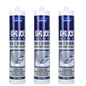 300ml Waterproof Silicone Sealant Clear Neutral Construction Caulking Sealant