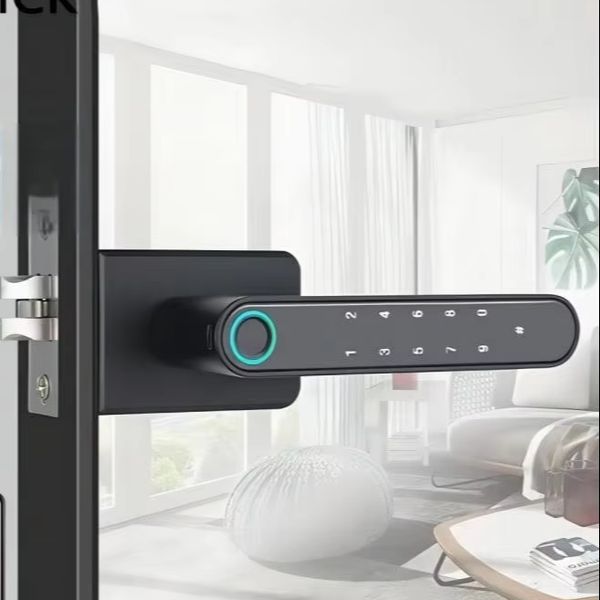 Lock factory manufacture door security lock password key fingerprint open mode multifunctional smart door lock