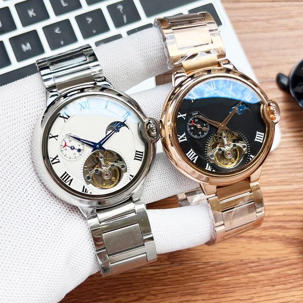 Custom LOGO High Quality 5A Men's Mechanical Sapphire Watch Luxury Automatic Stainless Steel with Waterproof Pineapple Movement