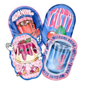 print Packaging pot resealable Stand Up Zip lock Aluminum Foil custom mylar plastic pouch bags 3.5 with logo