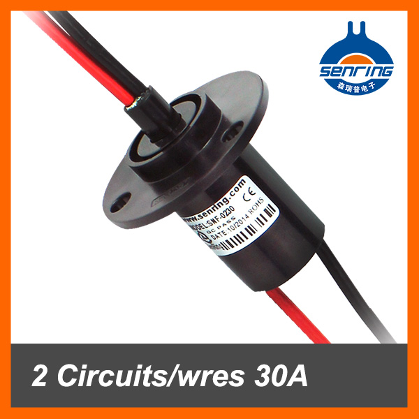 Newest wind power generator 2 Circuits/wres 30A of wind turbine slip ring OD 22mm