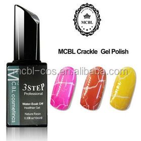 MCBL Beauty Nail Arts Designs Uv  Crackle Gel Nail Polish Professional Crackle Paint Nail Gel Polish