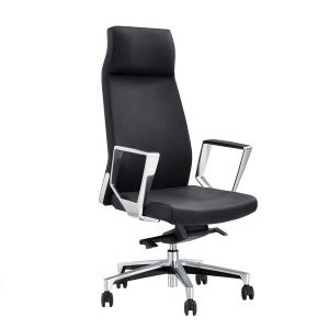 Luxury Leather reclining office chair, High back chair, Office boss chair
