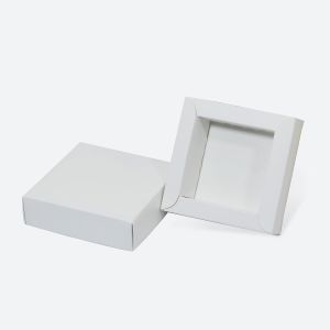 Custom Chocolate Box 9.5x9.5 x2.7 cm Square Packaging Box Chocolate Gift Boxes Eco CHocolate Bar packaging