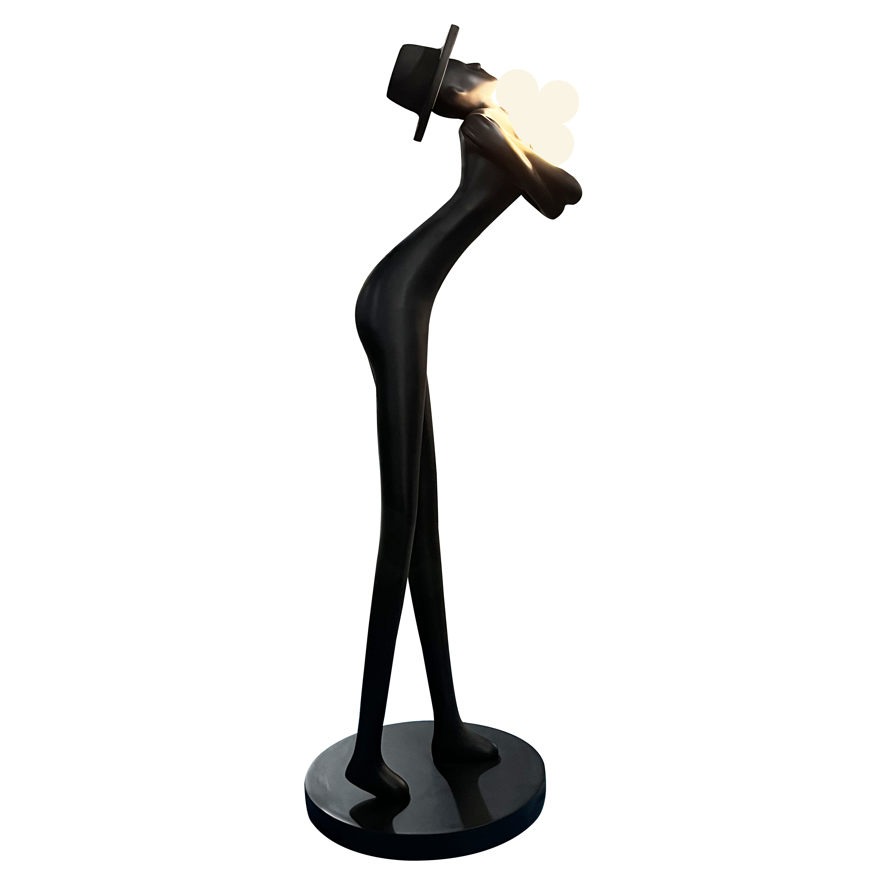 Sculpture ball man Artwork Resin products indoor villa hotel decorative sculpture Furniture for display