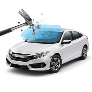 5mil Car Windshield Clear Color Pet Safety Window Protection Film Full Roll Size 1.52*30m Car Windshield Glass Film