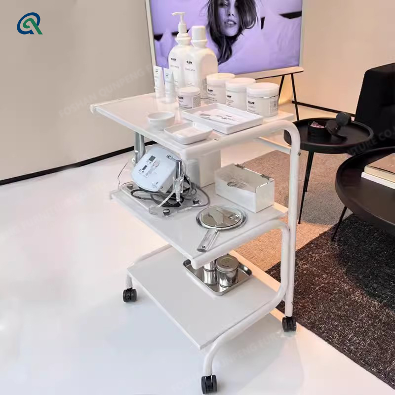 Qunpeng Beauty Cart Beauty Salon Special Trolley Multi-functional Storage Shelf Dental Medical Equipment