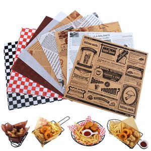 Food Grade Custom Logo Printing Wrapping Paper Oil proof Food Packaging Greaseproof Paper Coated Wax Paper