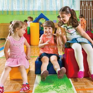 Educational Sensory Toy Floor Tiles With Liquid Removable Carpet For School Kids Sensory Development Liquid Gel Mat CPC