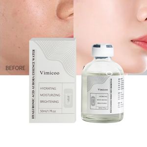 Private Label Facial Serum Water Hydrating Moisturizing Brightening Face Care Hyaluronic Acid Aurora Essence Water