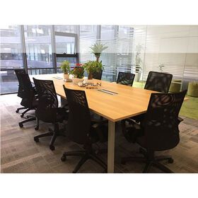Factory office furniture customized meeting desk conference table design high quality with chairs