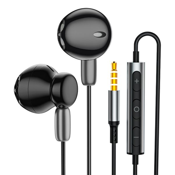 Headset 3.5mm Heavy bass Handsfree Earphone Universal Wired Earbud Headphone With Microphone For Android Phone