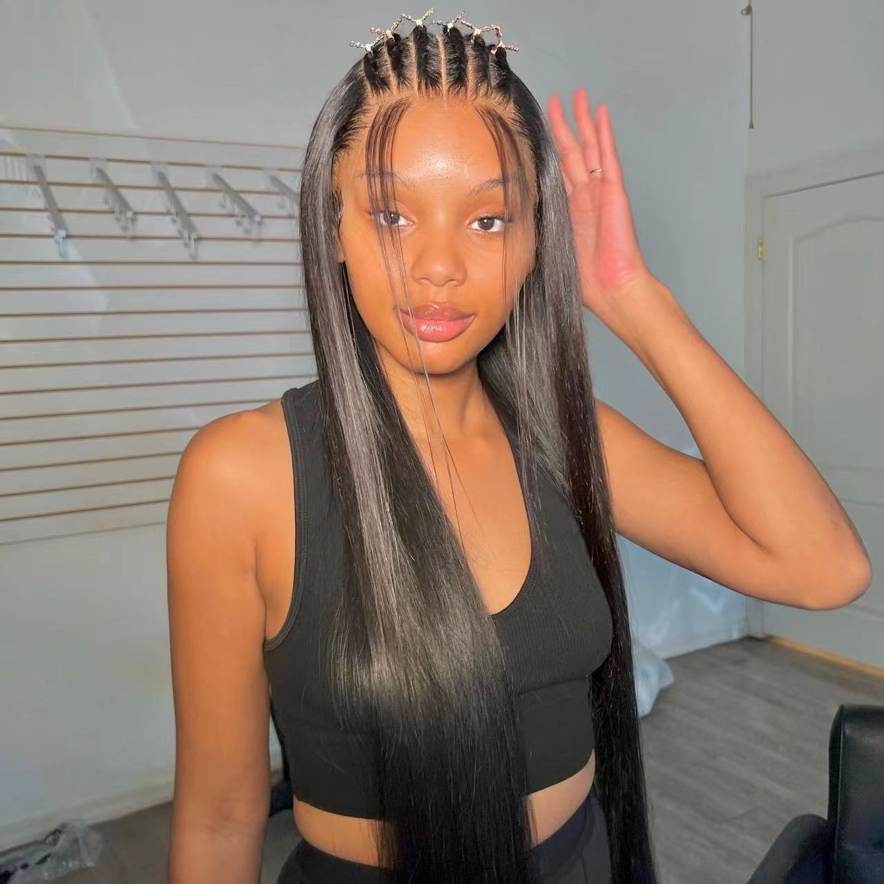 Guangzhou Longtai Import And Export Co., Ltd. Cheap HD 360 Lace Frontal Wig Vendors,Raw Peruvian Virgin Hair Human Wigs,Straight 13x4 Transparent hd Full Lace Wigs For Women