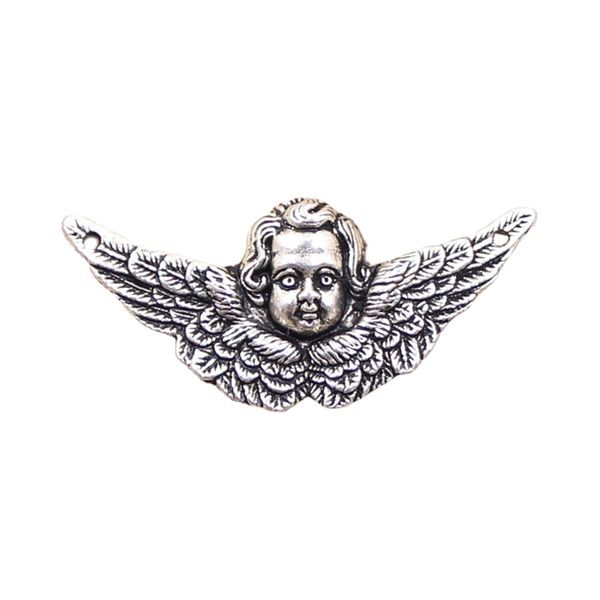 Charms angel wings cupid 50x23mm Tibetan Silver Color Pendants Antique Jewelry Making DIY Handmade Craft