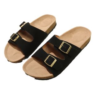 Factory Sale Indoor Bedroom Sandals Fashion Designer Sandals Full Size Cork Sole Sandals