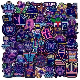 Graffiti waterproof luggage laptop scooter cool sticker random pvc sticker packaging labels