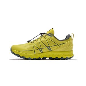 HOTPOTATO slip resistant trail running shoes quick lace rip stop mesh athleisure sneaker TR10 yellow