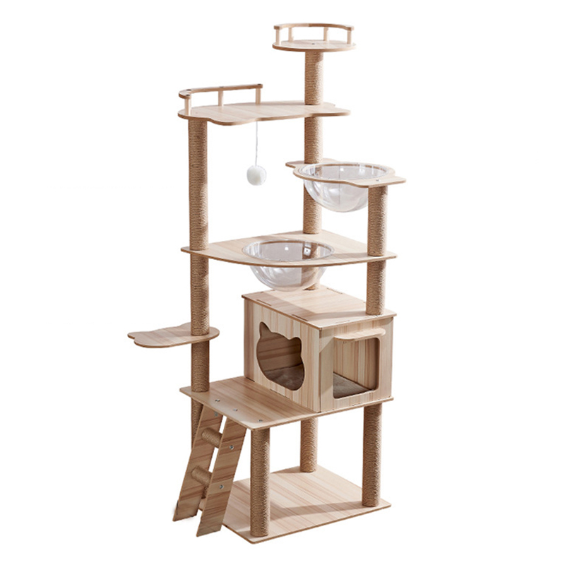 Solo International Trading Co., Limited Scratcher Tower Home Furniture Toys Tree Pets Hammock Sisal Post Climbing Frame Toy Scratching Board