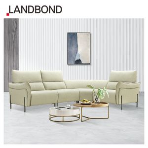 LANDBOND Contemporary Sectional Couch Sofa Set Furniture Home Living Room 4 Seater Fabric Sofa for apartment and hotel