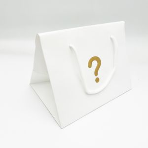 Custom Own Logo Luxury Small Premium White Gift Bag Thank You Gift Paper Bags Gift Shopping Jewelry Paper Bags