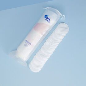 Double Sided Cosmetic Cotton Pads Organic Cotton Disposable Makeup Remover Pads