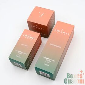 Personalised Custom Beauty Products Package Lotion Essential Oil Paper Box For Serum Skincare Packaging Box