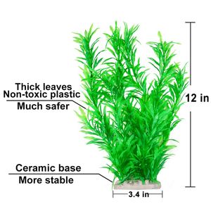 Wholesale Artificial Fish Tank Plants Plastic Aquariums Plants Decorations