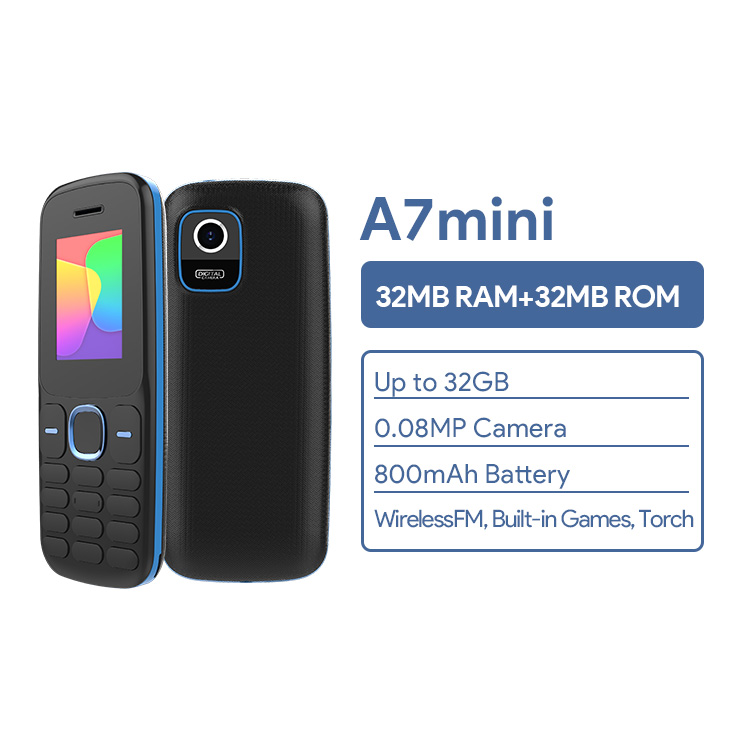 Unlocked Plastic Keypad 1.77 Inch Cell Phone 2G Cheap Small Size Keypad Mobile Phones With Loud speaker