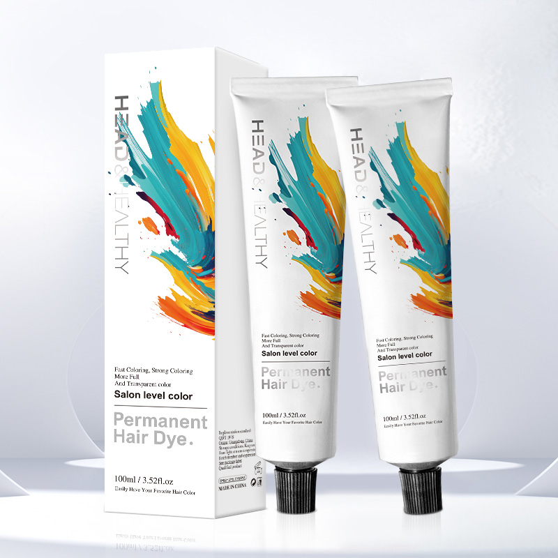 Low Ammonia golden blonde salon ginger Permanent color hair dye cream Professional Hair Colour Cream