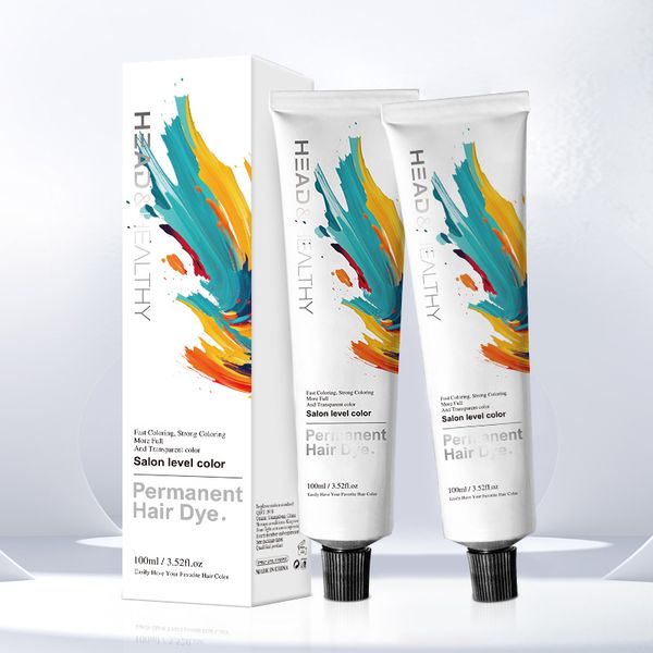 Low Ammonia golden blonde salon ginger Permanent color hair dye cream Professional Hair Colour Cream