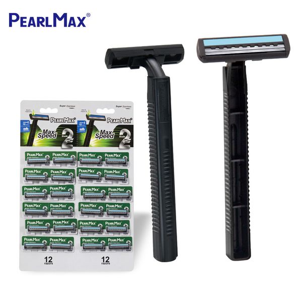 Wholesale Men's Disposable Razor Twin Blades Stainless Steel Shaver Hanging Card Packing Razor with Lubricant Barber Razor