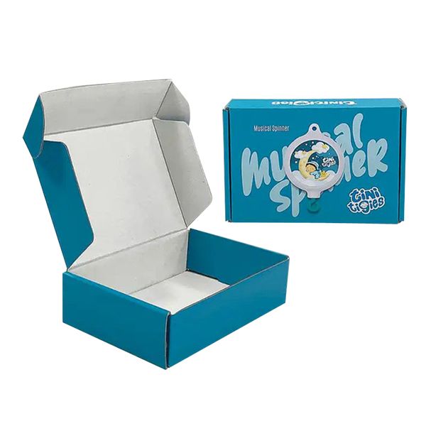 Custom Mailer Printed Pink Red Apparel Boxes Corrugated Mailer Box Shoes Clothes Box Packaging With Logo