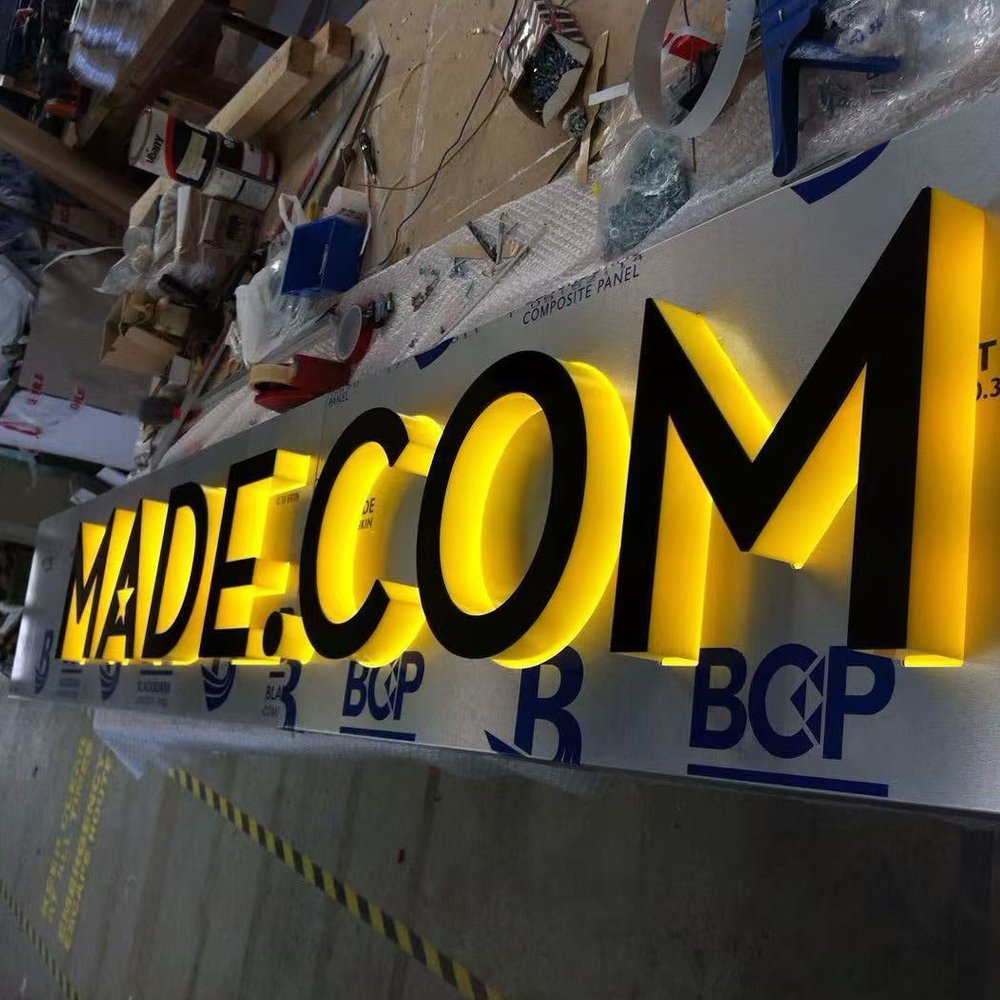 Suzhou Dingtaihuang Catering Management Co., Ltd. Acrylic Store Wall Logo Sign Company Business Logo Wall Sign Office Led Custom Logo Sign