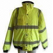 Reflective Safety Jacket with Padding, Suitable for Cold Weather