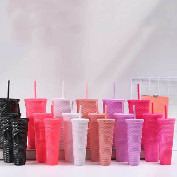 Baaarbieee Tumbler with Straw and Lid Bulk Water Bottle Iced Coffee Travel Mug Cup Reusable Plastic Cups for Parties Birthdays