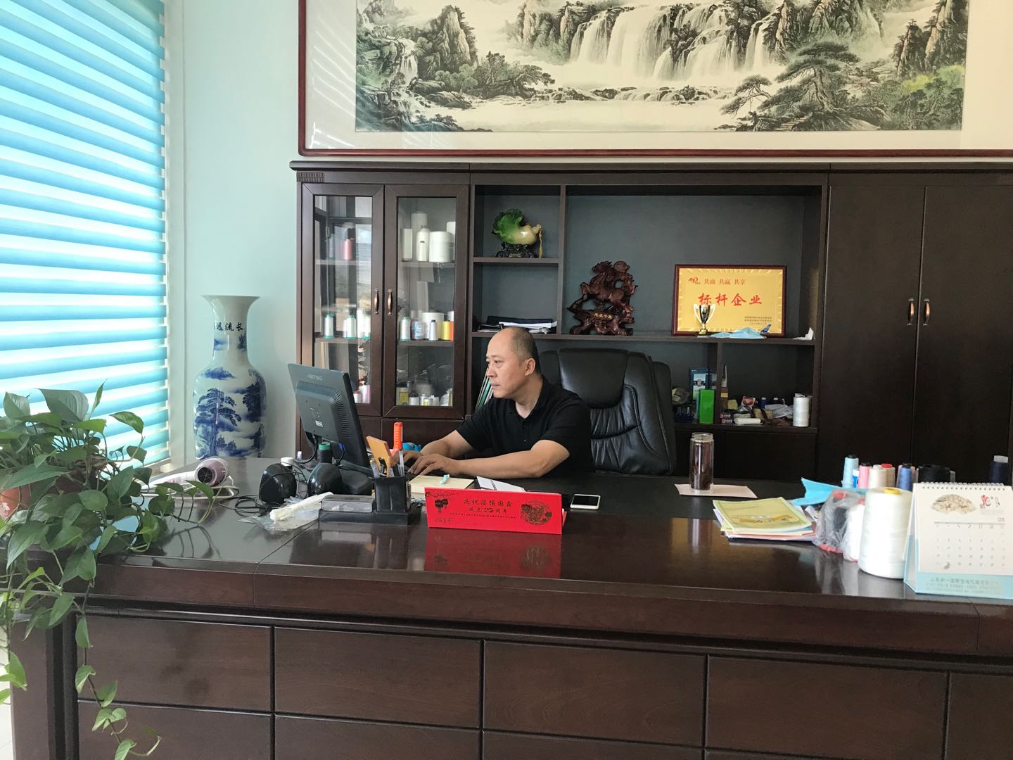 Zibo Baoyue Textile Co., Ltd. factory image 1