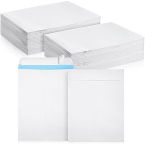 Custom Document Envelopes Self Stick Catalog Mailing Flap Booklet Envelope White Security Catalog Envelopes
