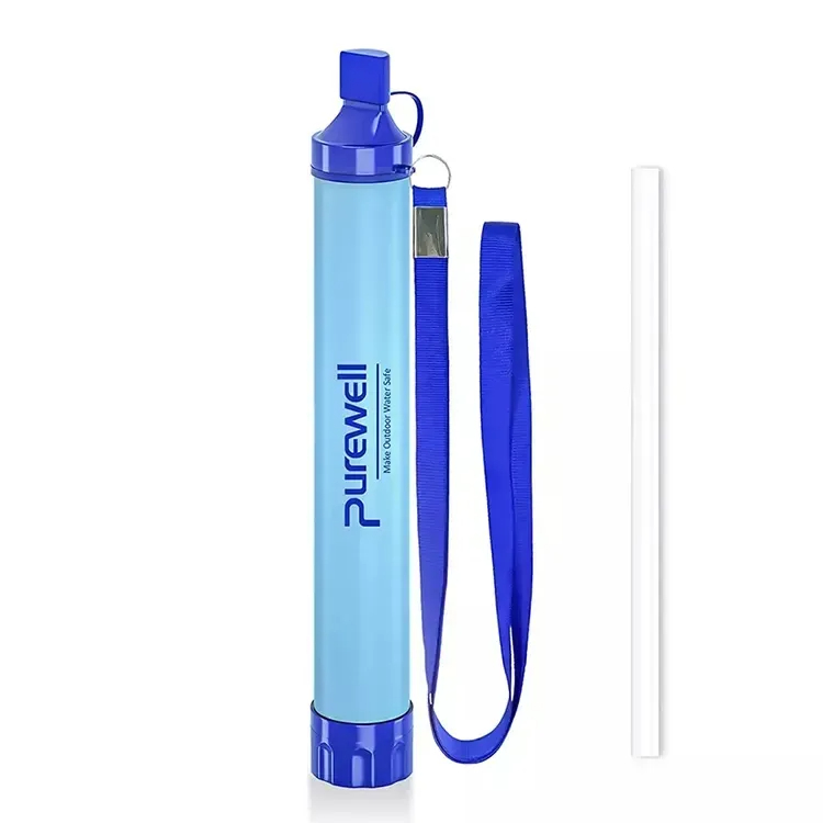 Zhongshan Ranzhiyi Trading Co., Ltd. Strict laboratory testing Outdoor Camping Hiking Climbing Survival life Water Filter Straw Filtration Gear Purifier