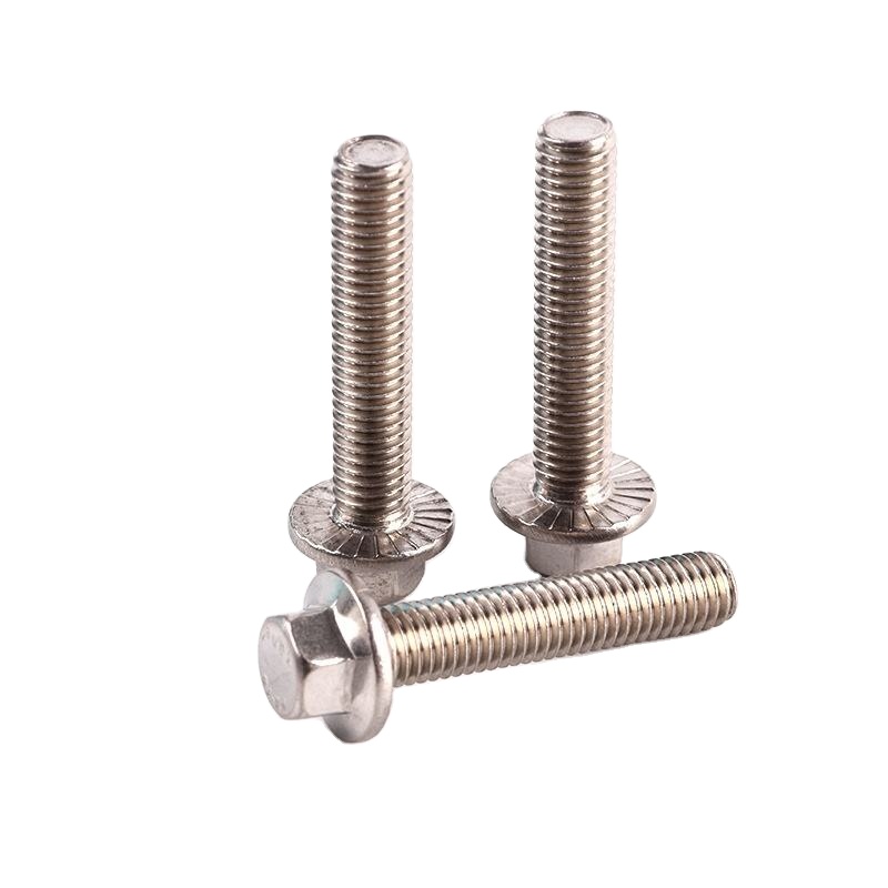 Yongjia Three Thousand Hardware Products Co., Ltd. Chinese Manufacturers Custom M8 Stainless Steel Ss316 304 Hex Flange Bolts Washed Plain Finish With M5 Thread M16 Size