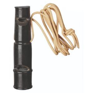 Best quality of Real Handmade Buffalo Horn Whistle with leather cord at Wholesale Price