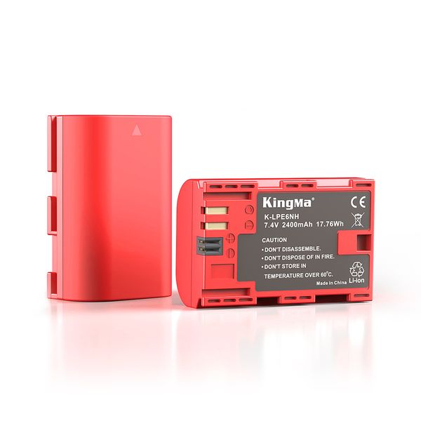 2400mAh 7.4v Rechargeable Batteries LP-E6NH Digital Camera Battery Pack For Canon LPE6NH Camera