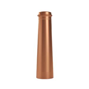 Plain Taper Copper Water Bottle Manufacturers OEM Branding & Packaging Available Export Quality Copper Water Bottle For Ayurveda