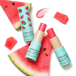 Custom Logo Vegan Organic Fruit Nourishment Gently Exfoliate Soft Lip Scrub Chapstick