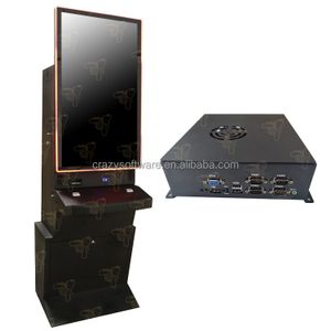 2024 Wholesale New Design Upright 43" LED Edge PCAC Touch Monitor Metal Skill Game Cabinet With Deluxe Games Software